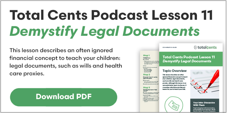 Total Cents Podcast Lesson 11 Demystify Legal Documents
